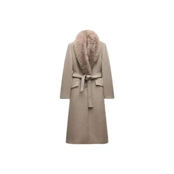 ZARA Coats Women's Light Khaki