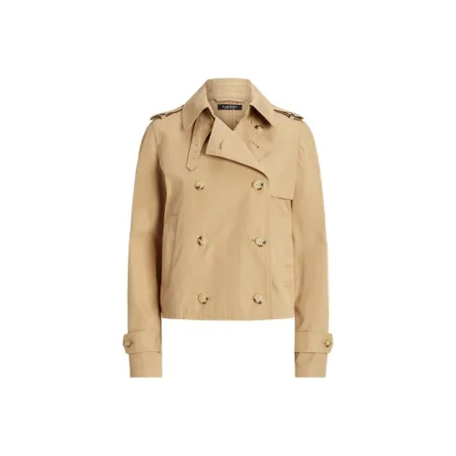 Polo Ralph Lauren SS24 Trench Coat Women's Birch Tree Brown