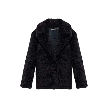 Stella McCartney Belted Plush Teddy Jacket