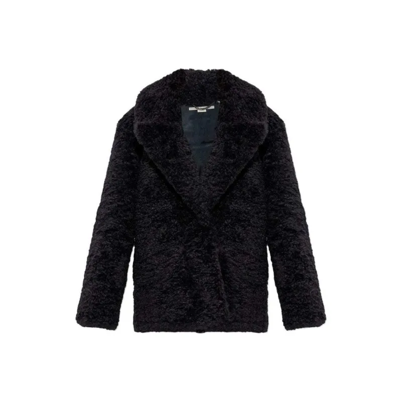 Stella McCartney Belted Plush Teddy Jacket-0