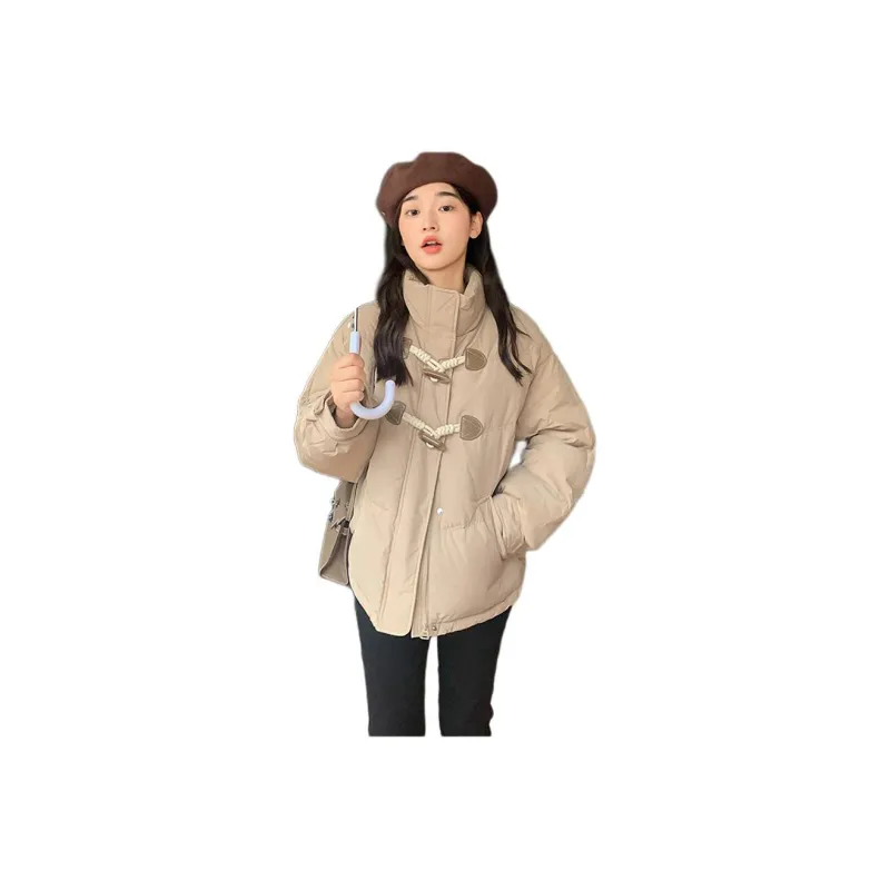 Flowers In Water Puffer Jacket Women's-2