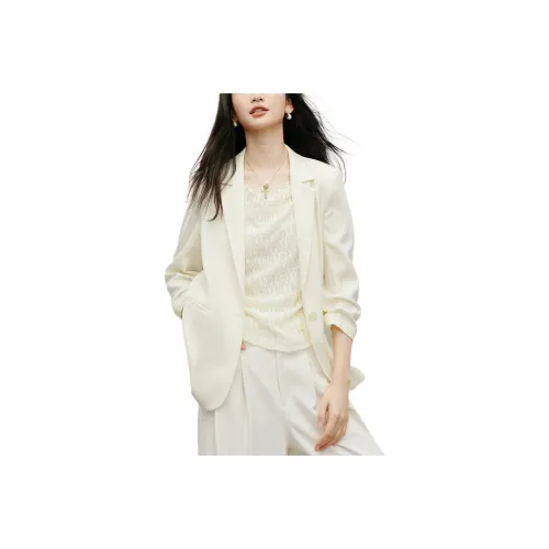 Hopeshow Business Suit Women's Light Beige