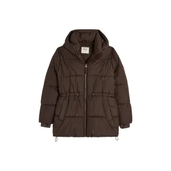 Hollister Puffer Jacket Women's Brown