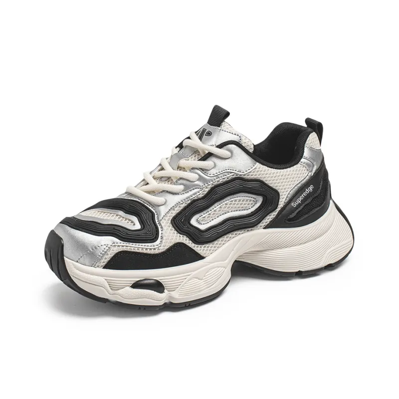 SUPEREDGE Slip Resistant And Abrasion Resistant Coverage Low Top Chunky Sneakers Men's-3