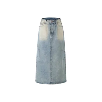 MJB Denim Long Skirts Women's Blue