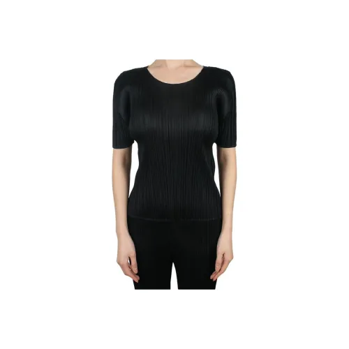 PLEATS PLEASE ISSEY MIYAKE T Shirt Women's Black