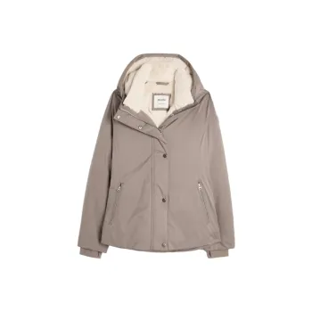 Hollister Puffer Jacket Women's Taupe