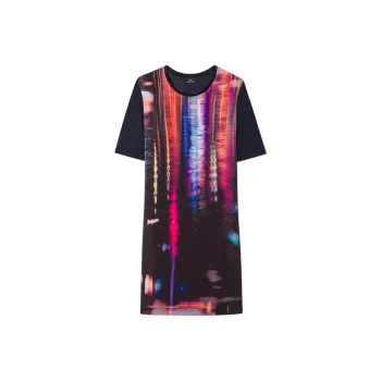 Paul Smith Short Sleeved Dresses Women's Marine Blue