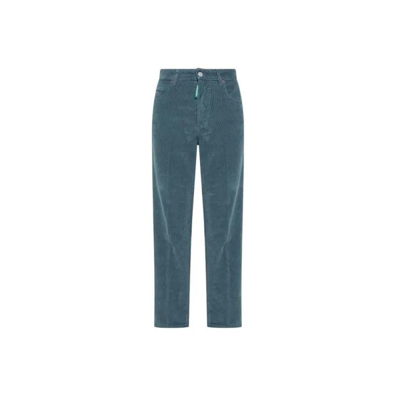 DSQUARED 2 Boston High Waist Straight Leg Jeans-0