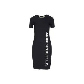 OFF-WHITE SS21 Short-Sleeved Dresses Women's Black