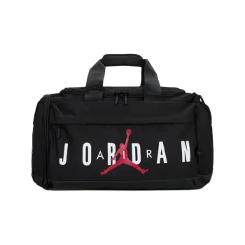 Jordan Polyester Travel Bag Unisex Black & Red & White