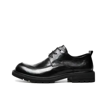 HAPPY DINO Men's Casual Shoes Men Low Top Black