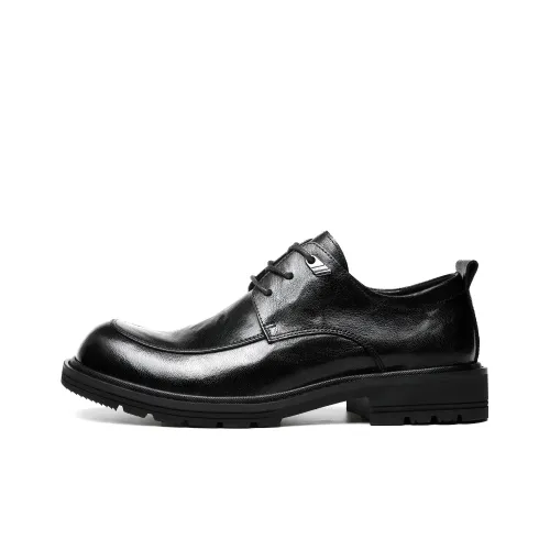 HAPPY DINO Men's Casual Shoes Men Low Top Black