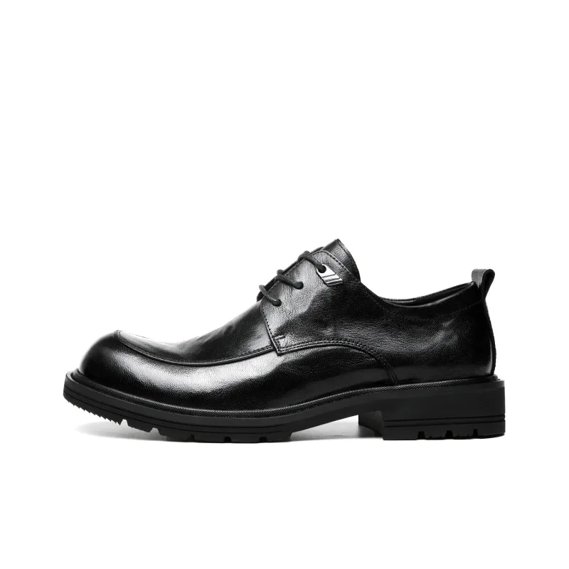 HAPPY DINO Men's Casual Shoes Men Low Top Black-0