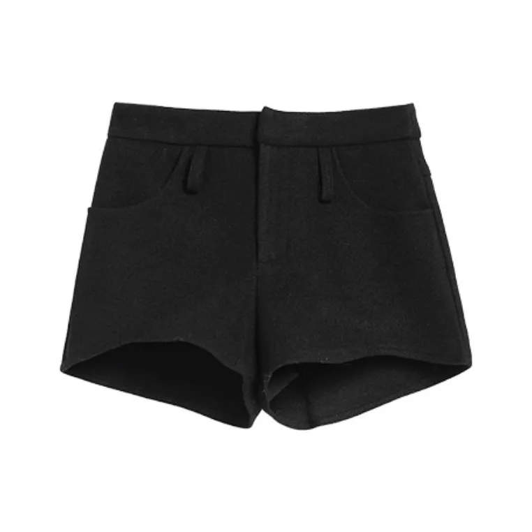 A head of Agua Casual Shorts Women's Black-0