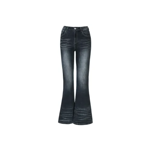 Jenna Chun Jeans Women's Water Pressure Blue Gray