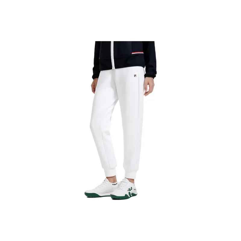 FILA Knitted Sweatpants Women's Jade White-0