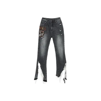 TCH Jeans Women's Black Base Gold Logo