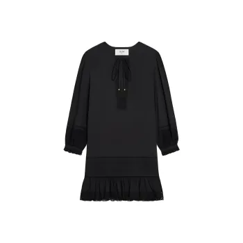 CELINE SS23 Slip Dress Women's Black