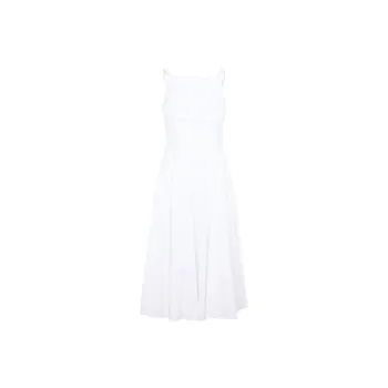 THEORY Double-spaghetti-strap Midi Dress