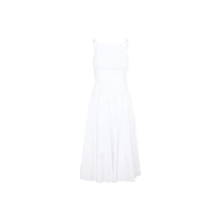 THEORY Double-spaghetti-strap Midi Dress-0