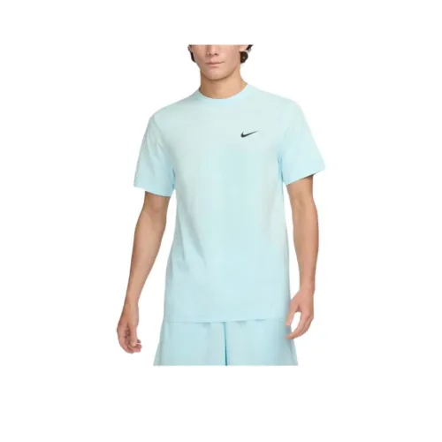 Nike Clothing T Shirts Men Mint Blue