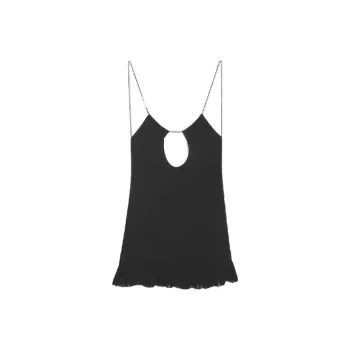 SAINT LAURENT Sleeveless Dress Women's Black