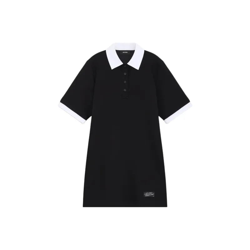 WE11DONE Polo Mini Dress-0