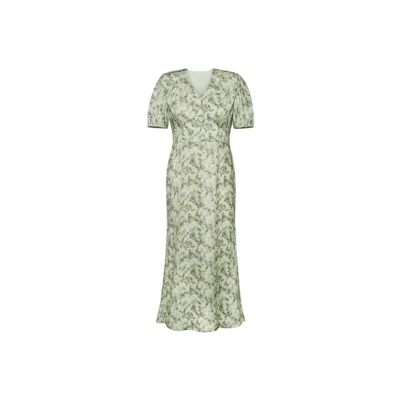 THE SEA LIFE Short Sleeved Dress Women's Moss Green-0