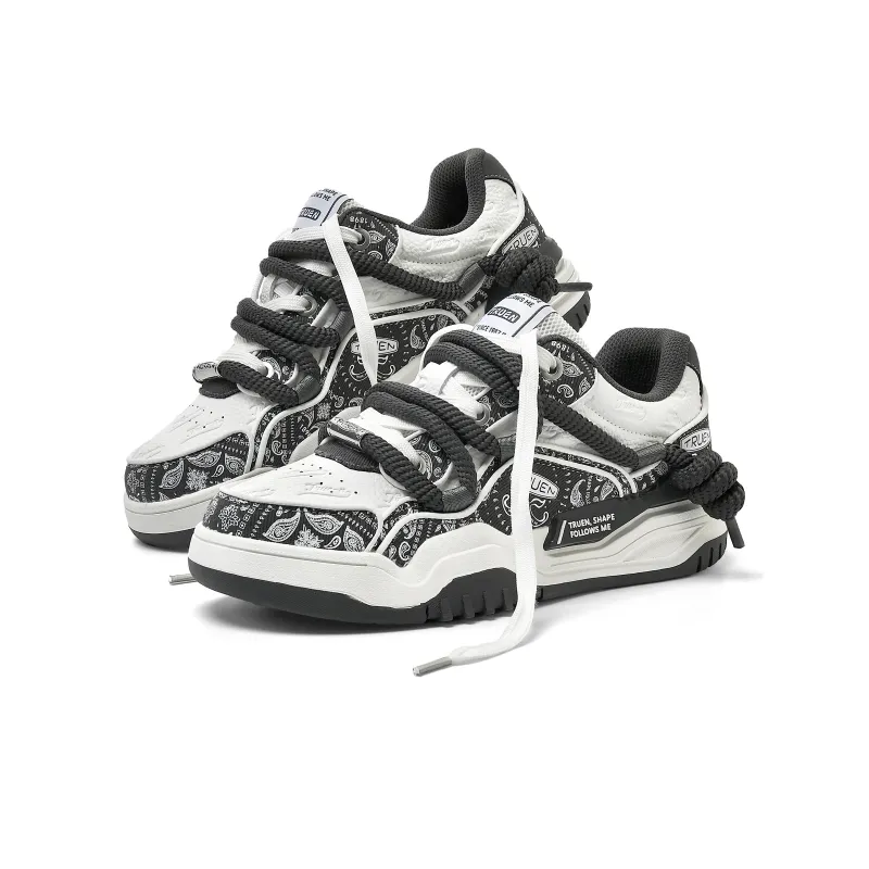 TRUEN Low Top Skateboard Shoes Unisex Cashew Nut Gray-4