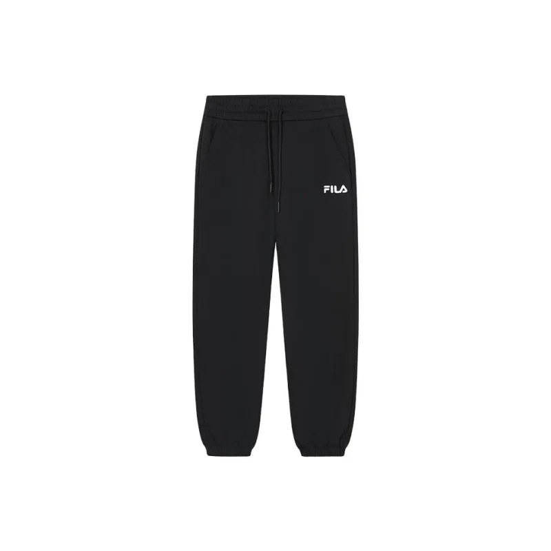 FILA Knitted Sweatpants Women's Jet Black-0