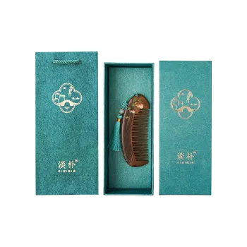 DANPU Sandalwood Comb Scalp Massage Meridian Soothing Straight Hair Care Anti Static Hair Care Health Maintenance