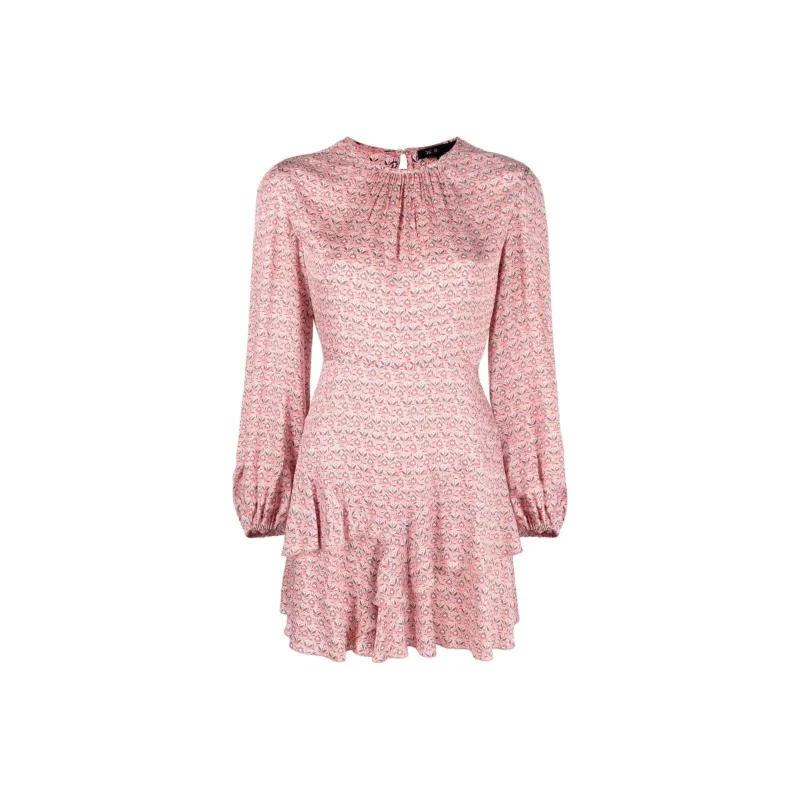 Maje Long Sleeved Dresses Women's Pink-0