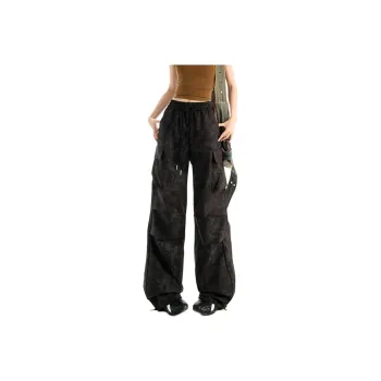 NHZN Casual Pants Unisex Tie Dye White