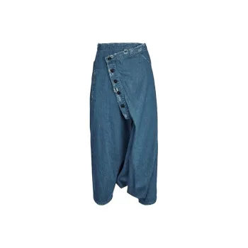 Yohji Yamamoto SS22 Jeans Women's Blue