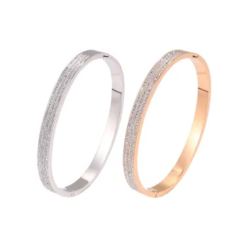 Endorphin Titanium Steel Bangles Unisex