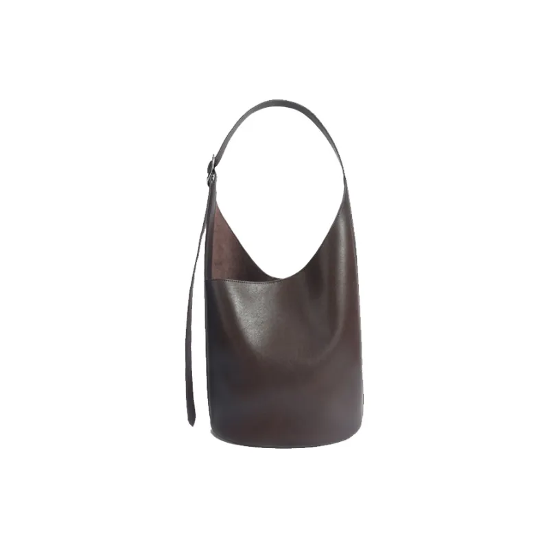 Bullrun Cow Leather Crossbody Handbag, Shoulder Bag Women's Brown/Mocha/Black-2