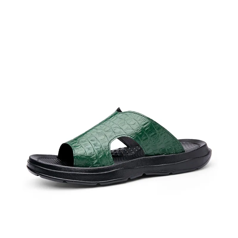 BBMTR Slide Slippers Men Black/Brown/Blue/Green-17