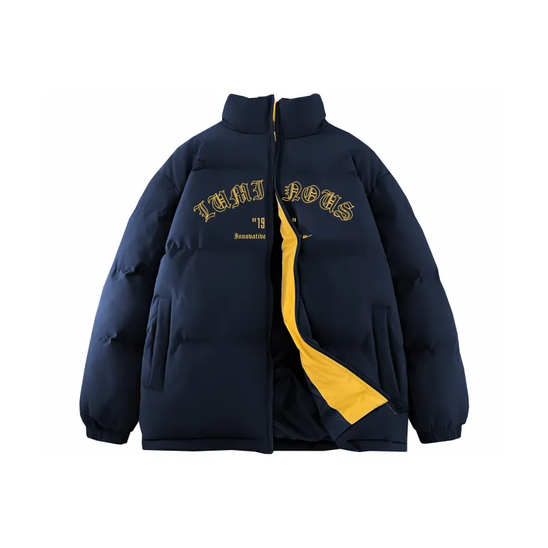 Warrior Ride The Wind Collection Open Ended Smile Collection Puffer Jacket Unisex-10