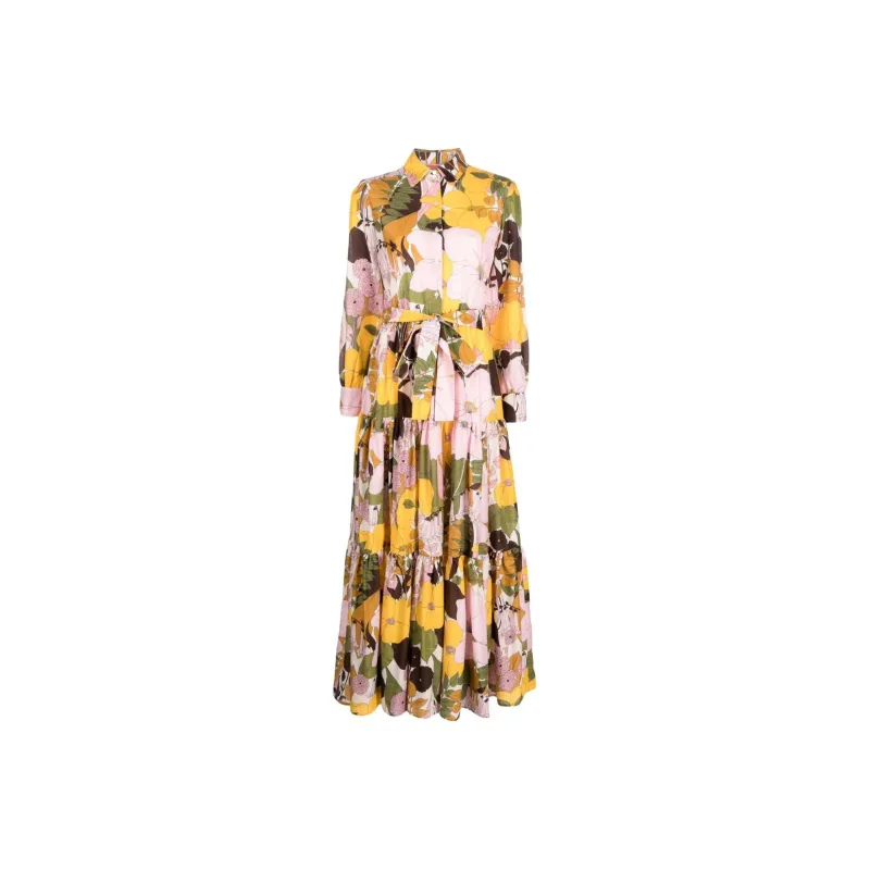 La DOUBLEJ. Bellini Floral print Shirtdress-0
