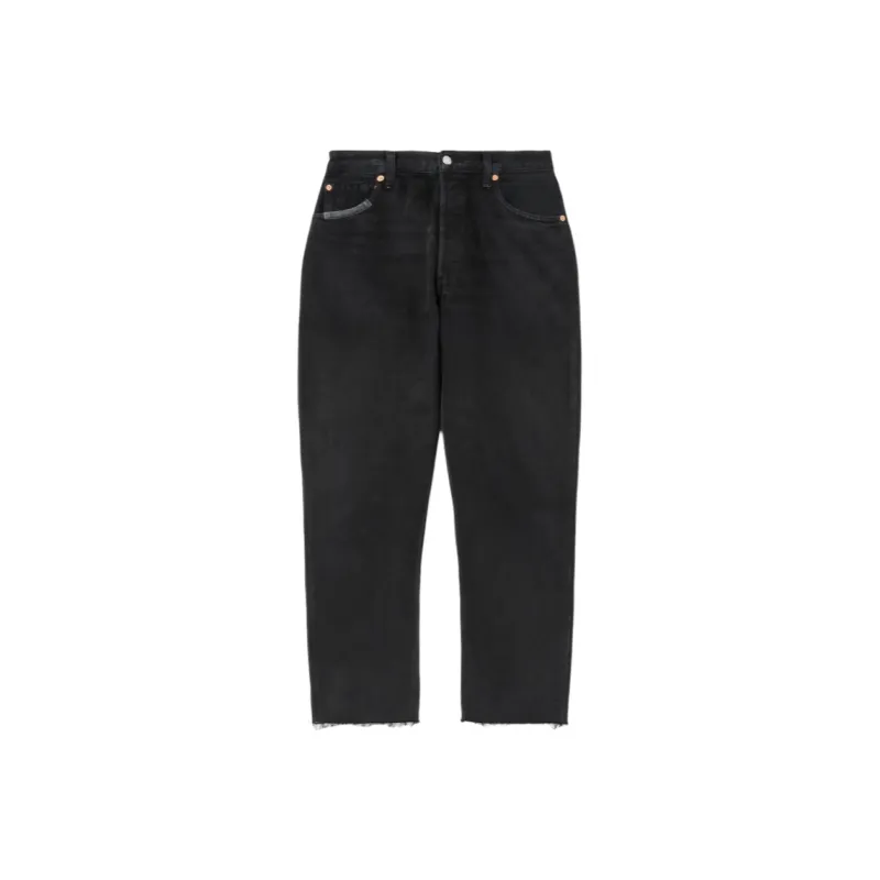 RE/DONE Stovepipe Raw Hem Jeans-0