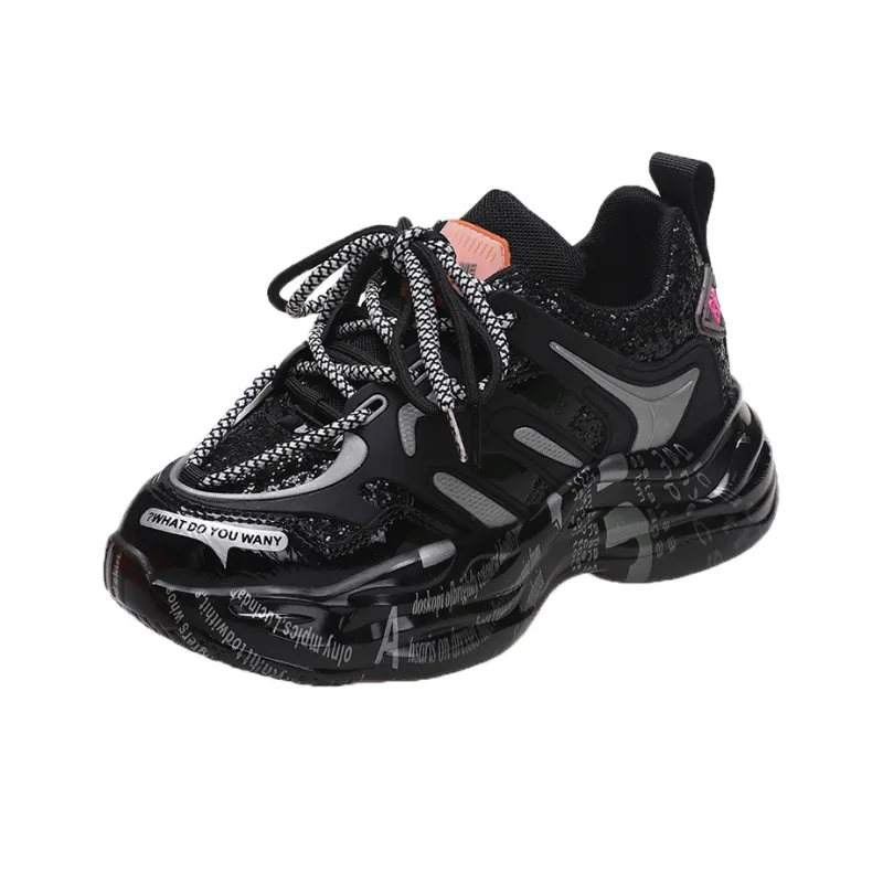 Alxnan Breathable Low Top Chunky Sneakers Women's Box-5