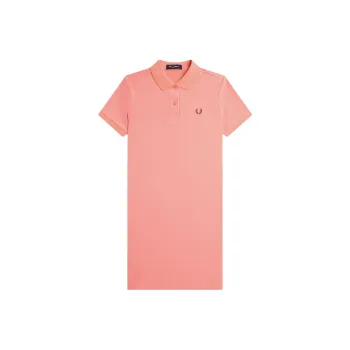 FRED PERRY Short Sleeved Dress Women's Pink