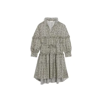 Sandro Long Sleeved Dress Women's Ivory