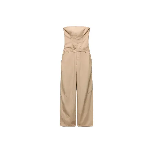 ZARA Jumpsuits Women's Beige