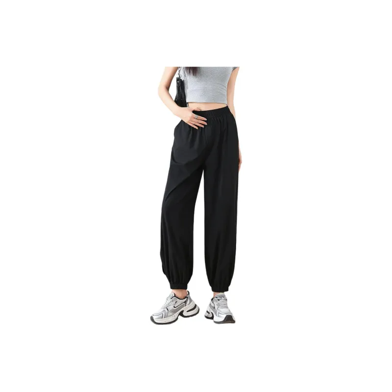 FAWENXIANGZI Casual Pants Women's Black-0