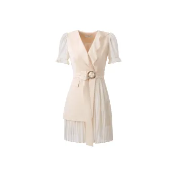AUI Short-Sleeved Dresses Women's Apricot