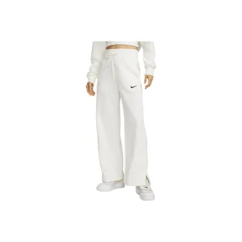 Nike Sportswear Phoenix Fleece Knitted Sports Pants Women's Sail White
