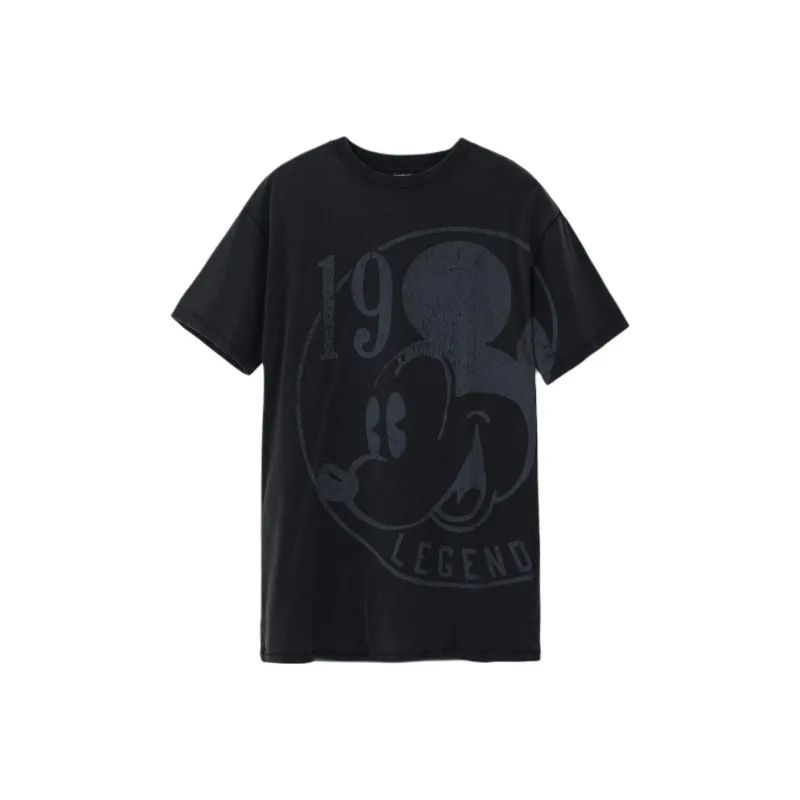 Desigual Short Sleeved Dress Women's Black-0