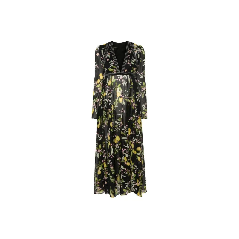 GIAMBATTISTA VALLI Floral-print Maxi Dress-0